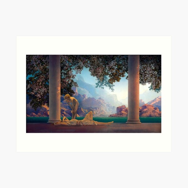 Daybreak - Maxfield Parrish 1922 Art Print