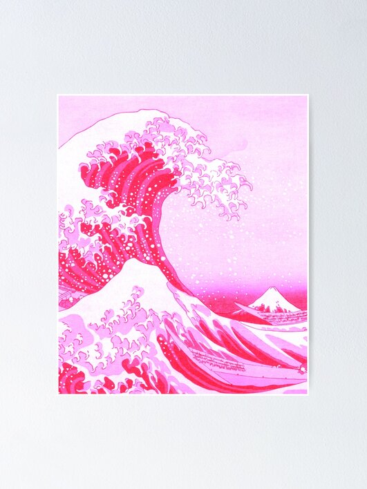 現代アート　オオヤサヤカ　Pink×Pink　ピクン×ピンク　コラージュアート atmos pink × 櫻井万里明のコラボアパレルが9月20日(土)登場