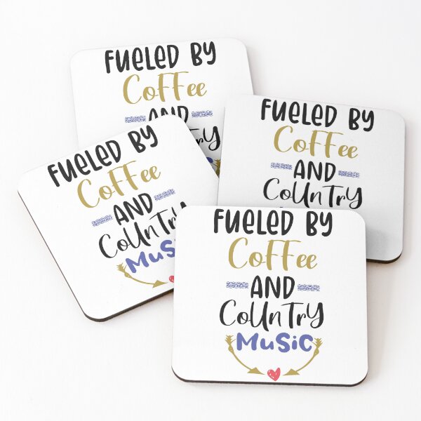 Item preview, Fueled By Coffee And Country Music Shirt, Country Shirt, Coffee Shirt, Music Tee, Shirts For Women, Mom Life designed and sold by Noussairox.