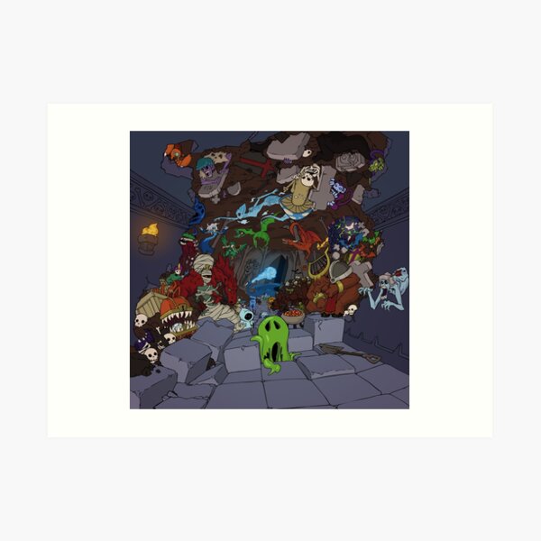 Welcome to the crypt Art Print