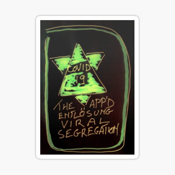 punk covid star Sticker