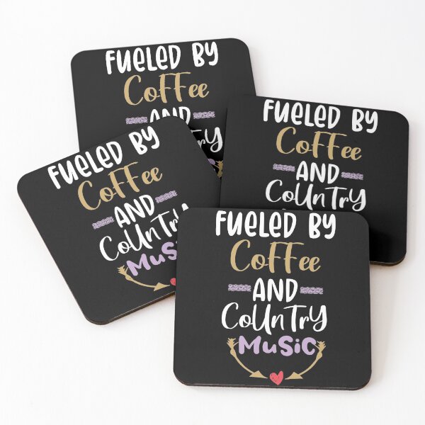 Item preview, Fueled By Coffee And Country Music Shirt, Country Shirt, Coffee Shirt, Music Tee, Shirts For Women, Mom Life designed and sold by Noussairox.
