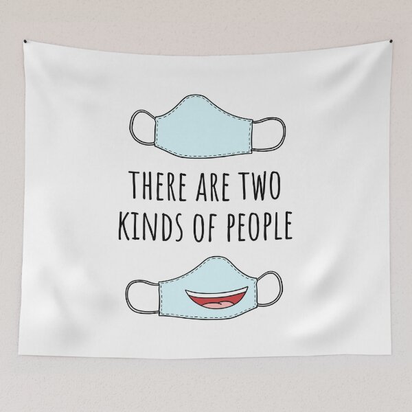 Item preview, Two kinds of people wearing masks. designed and sold by brigach.
