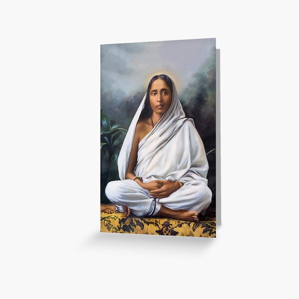 Item preview, Sri Sarada Devi, Wife Of Ramakrishna. Yoga Studio & Meditation Space Art By Hearts For Love designed and sold by heartsforlove.