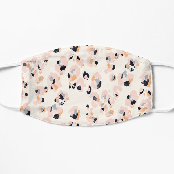 Pink Leopard Flat Mask