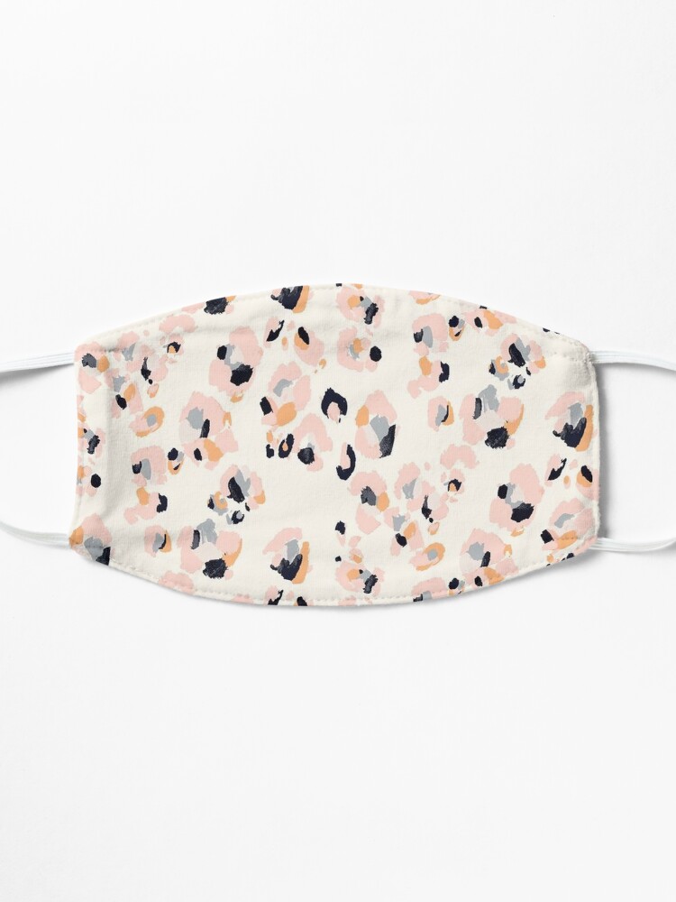 Alternate view of Pink Leopard Mask