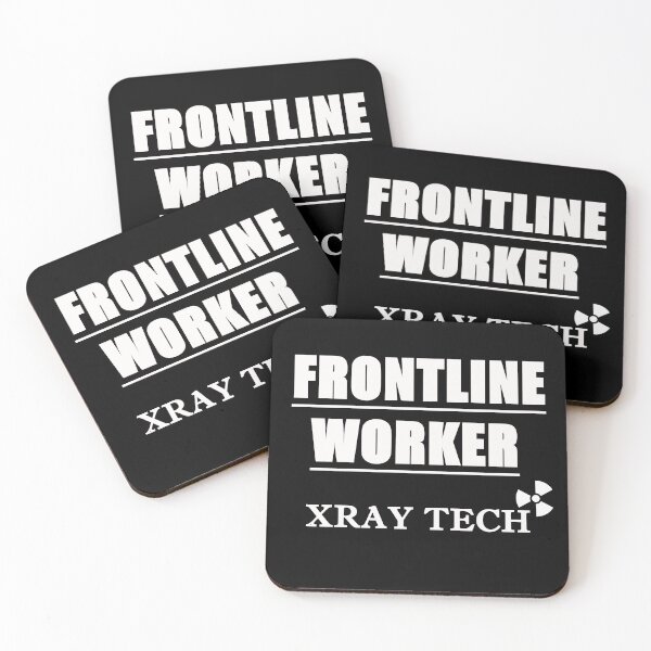Item preview, FRONTLINE WORKER XRAY TECH (white font) designed and sold by HumerusHumor.