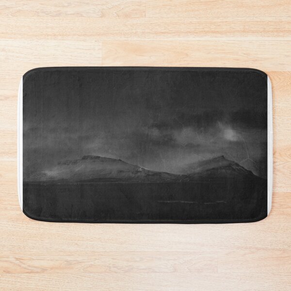 Item preview, Dramatic Akrafjall -  Black and White Version designed and sold by Gbenonys Art.