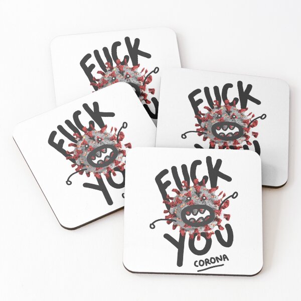 Item preview, Fuck you corona virus covid 19 Drawing  designed and sold by Tropical Blood.