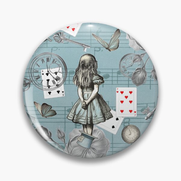 Item preview, Alice In Wonderland Collage - Vintage Blue designed and sold by maryedenoa.