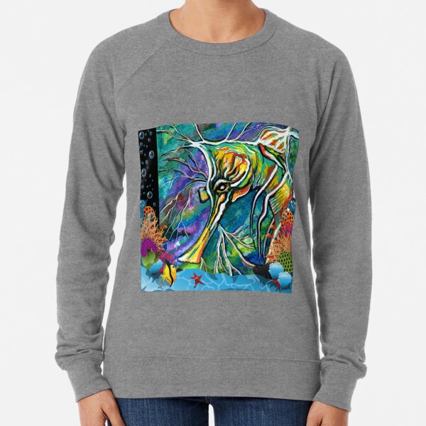 Leafy Sea Dragon by Sheridon Rayment Lightweight Sweatshirt