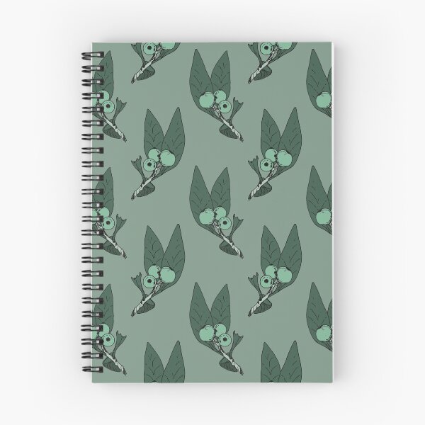 Item preview, green colors loquat branch pattern  designed and sold by AnnaBaldon.