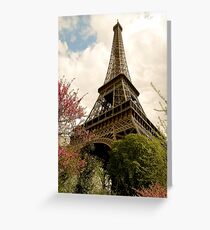 Eiffel Tower Greeting Card