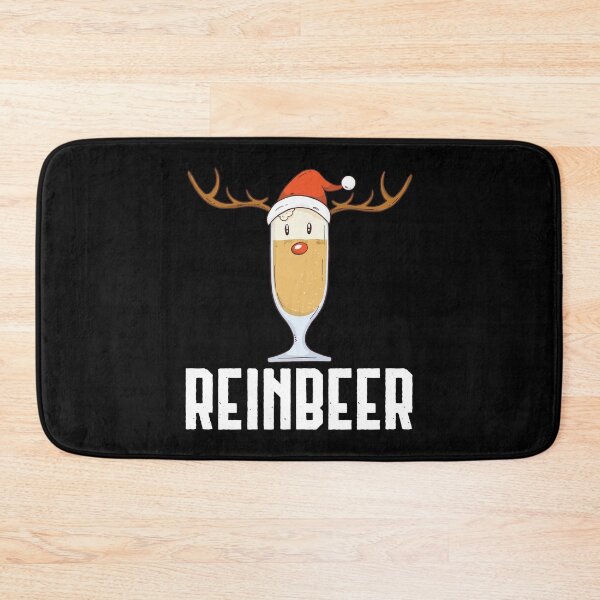 Item preview, Reinbeer Santa Reindeer Beer Christmas Pun Gift designed and sold by haselshirt.