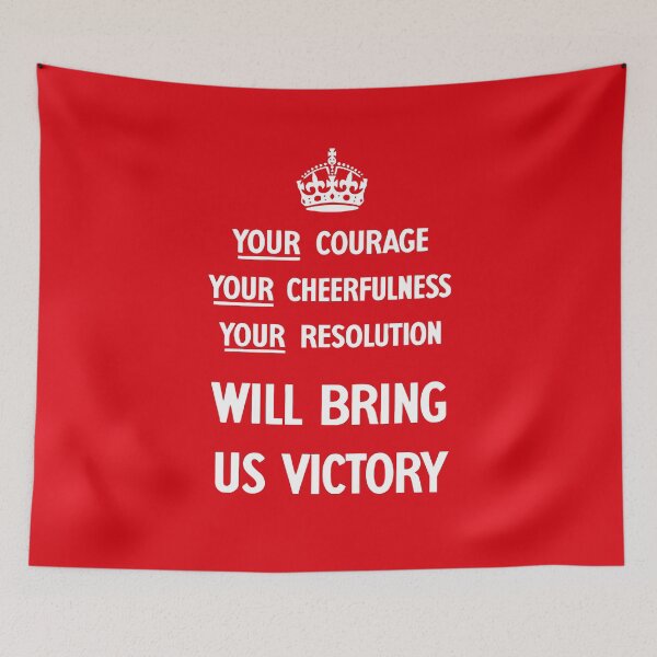 Item preview, Your Courage Will Bring Us Victory - WW2 designed and sold by warishellstore.