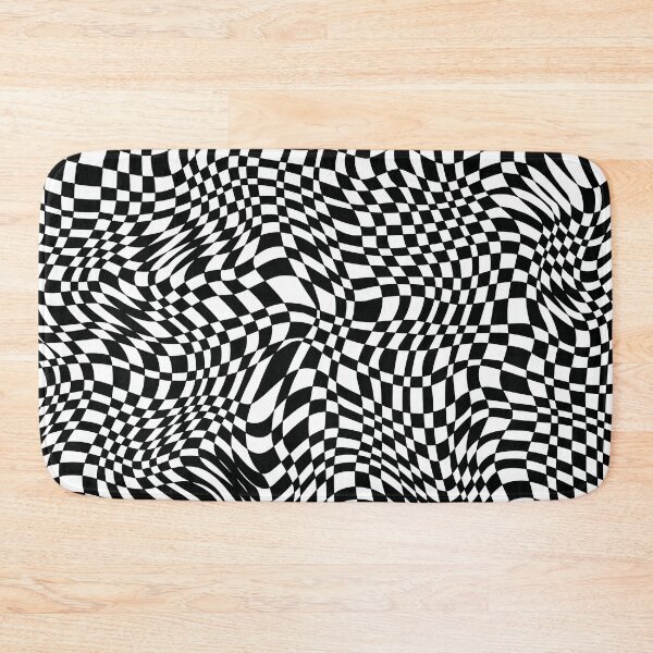 Item preview, black psychedelic pattern of vertical and horizontal lines designed and sold by EMEA.
