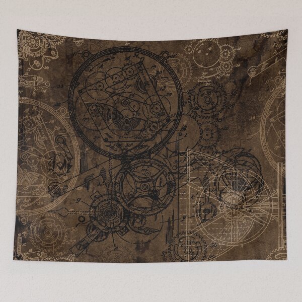 Item preview, Clockwork Collage Brown designed and sold by OpheliaThree.