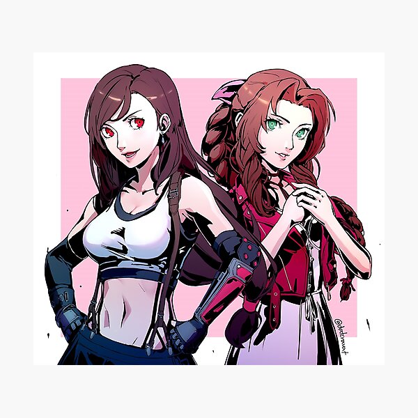 Tifa & Aerith Photographic Print