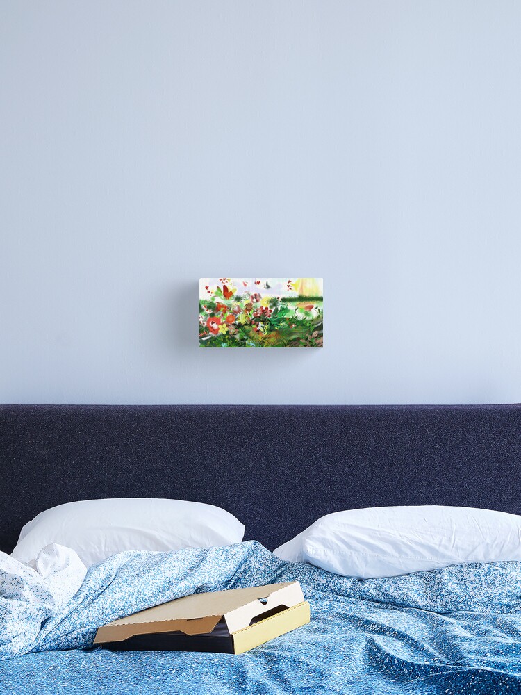 Thumbnail 2 of 3, Canvas Print, Happy designed and sold by Simut.