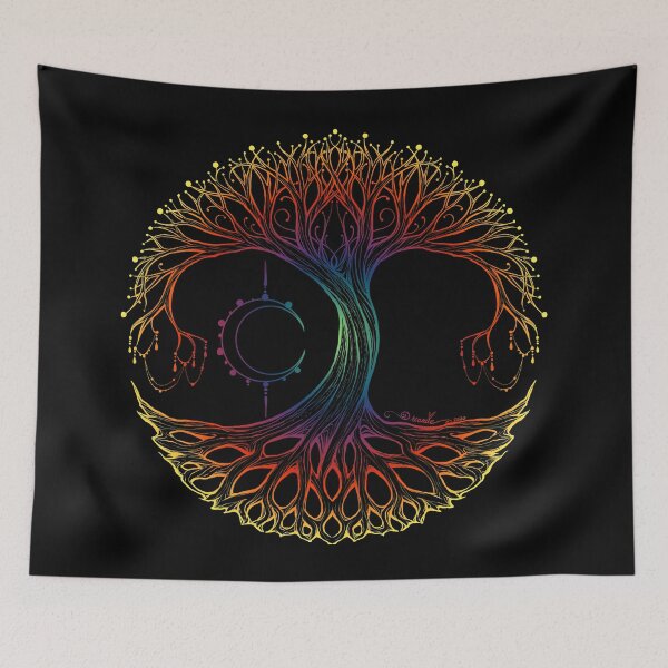 Item preview, Dreamie's Tree of Life in Technicolor Dreamscape designed and sold by dreamie09.