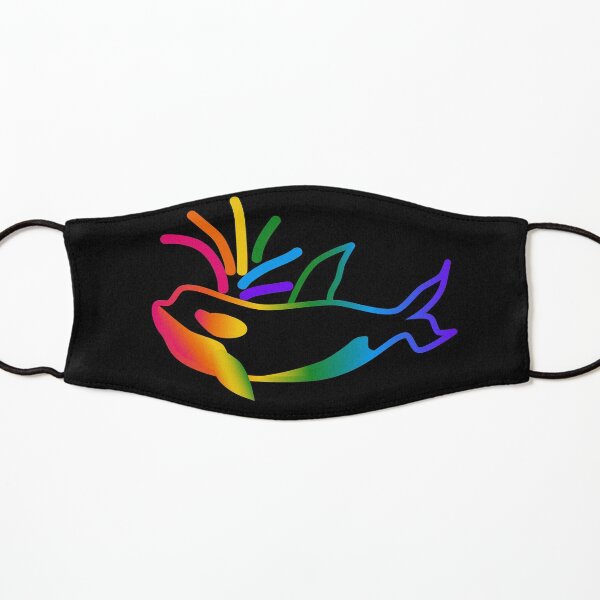 Rainbow Orca Kids Mask