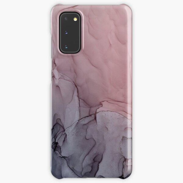 Blush and Gray Flowing Ombre Abstract 1 Samsung Galaxy Snap Case