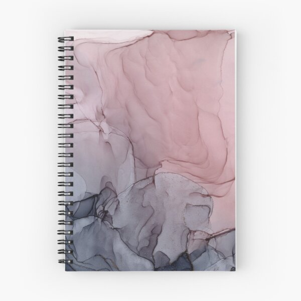 Item preview, Blush and Grey Flowing Ombre Abstract 1 designed and sold by Elizabeth  Karlson.
