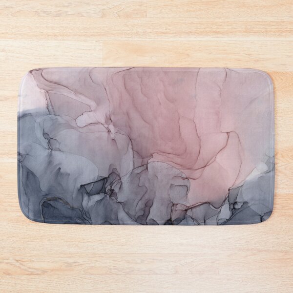 Item preview, Blush and Gray Flowing Ombre Abstract 1 designed and sold by Elizabeth  Karlson.