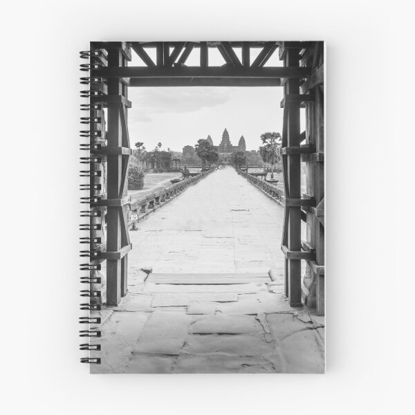 Item preview, Boring black and white Angkor Wat designed and sold by RezieMart.