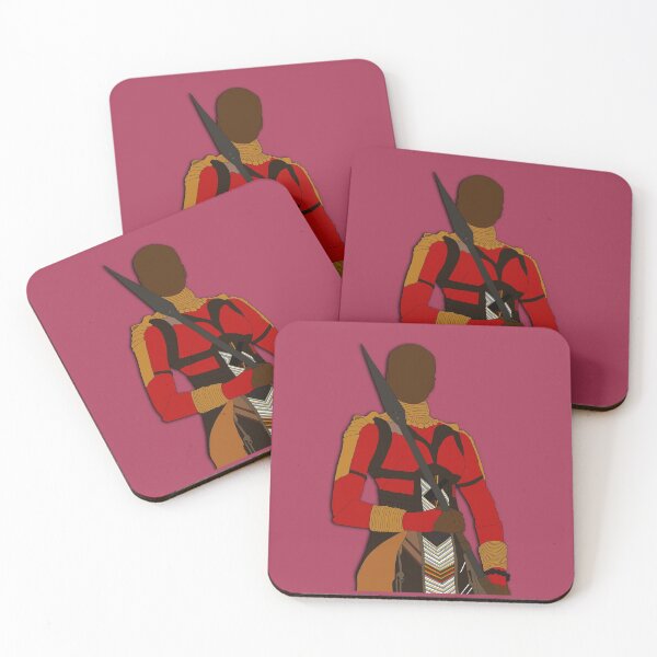 Item preview, Okoye Dora Milaje Black panther Fan Art Sticker designed and sold by tayelectronica.