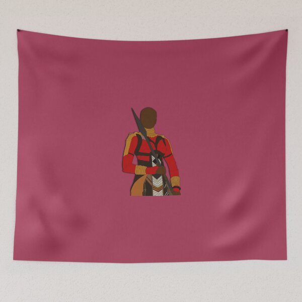 Item preview, Okoye Dora Milaje Black panther Fan Art Sticker designed and sold by tayelectronica.