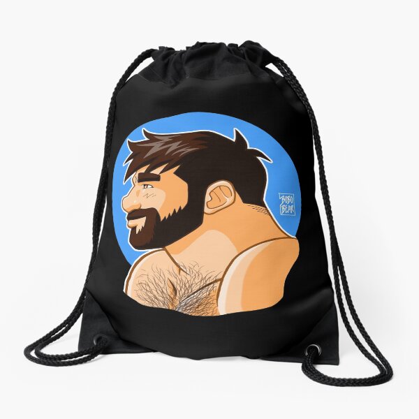 ADAM PORTRAIT - PROFILE Drawstring Bag