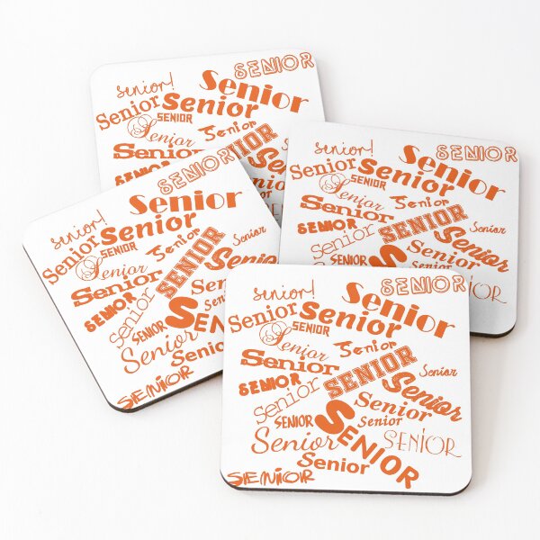 Item preview, Senior Orange And White designed and sold by BassHeadMomma.