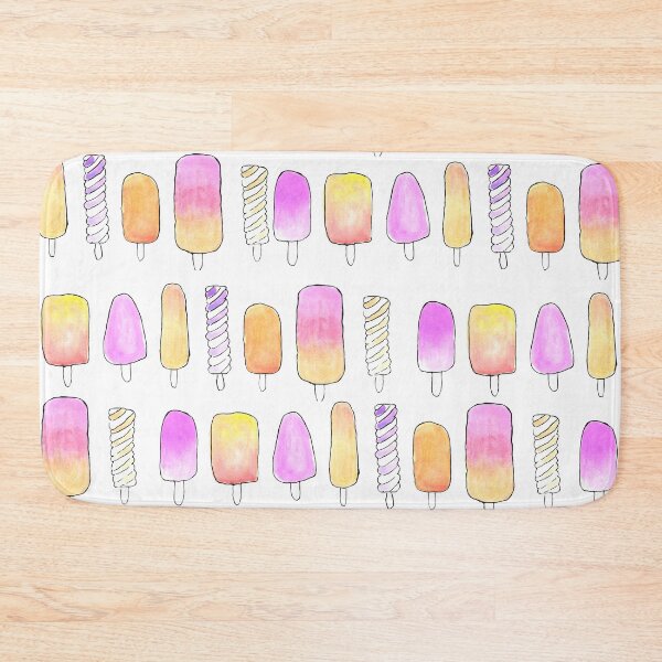 Item preview, bright summer watercolour ice lollipops designed and sold by marie scowen.
