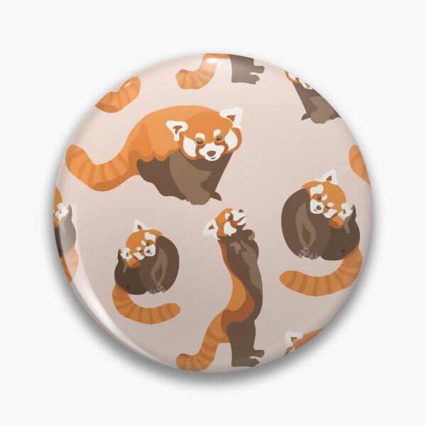 Item preview, RED PANDA PATTERN ROSE designed and sold by Catastroish.
