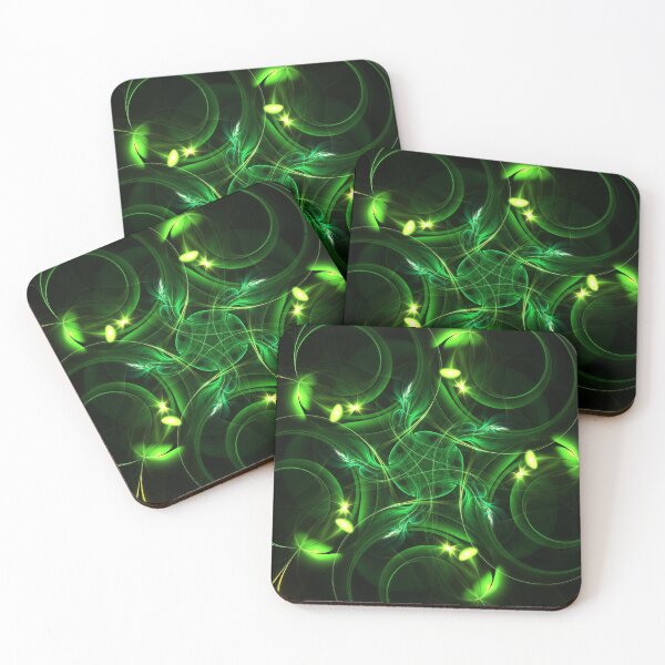 Item preview, Green Lights | Fractal Art designed and sold by Brian Kroijer.