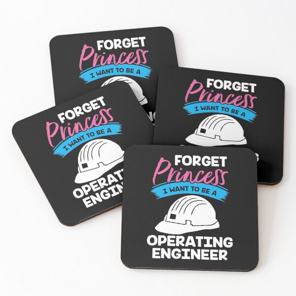 Item preview, Forget Princess I Want to Be a Operating engineers Shirt designed and sold by Orange Pieces.