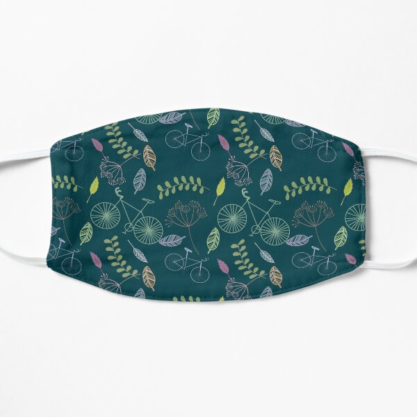 Bike Pattern Flat Mask