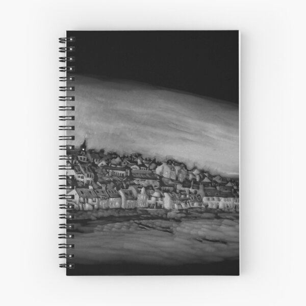 Item preview, Pittenweem West Shore - Pumpkin Carving (Black and White Version) designed and sold by Moti Black.