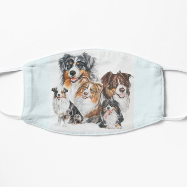 Australian Shepherd Montage Mask