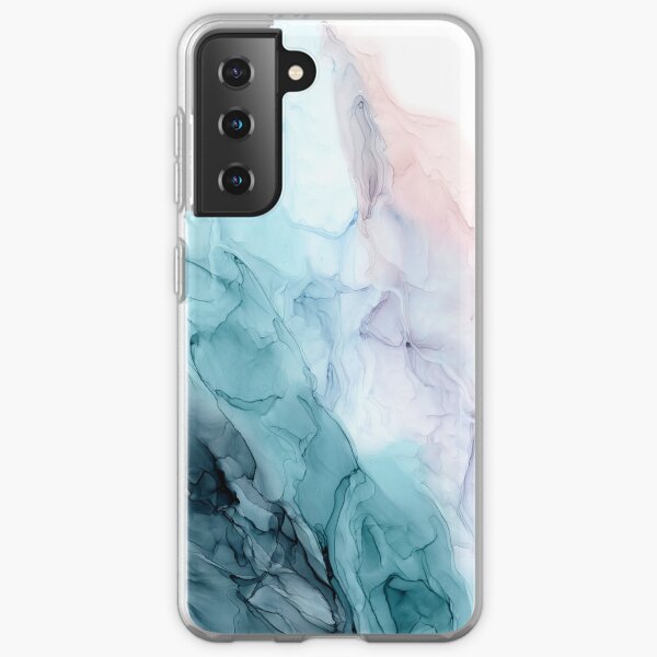 Beachy Pastel Flowing Ombre Abstract 1 Samsung Galaxy Soft Case