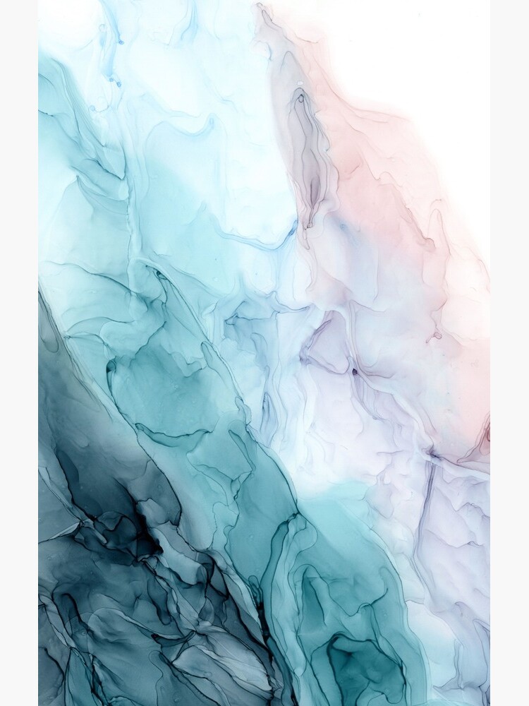 Beachy Pastel Flowing Ombre Abstract 1 by LSchulz19