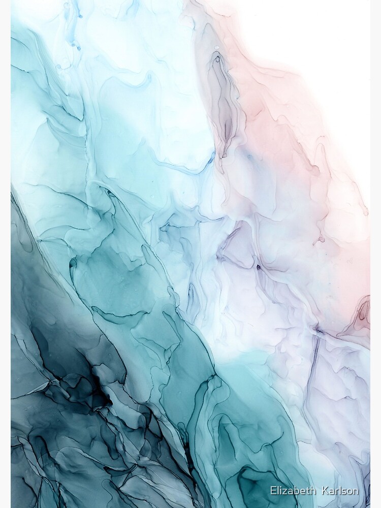 Beachy Pastel Flowing Ombre Abstract 1 by LSchulz19