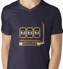gambler Men's V-Neck T-Shirt