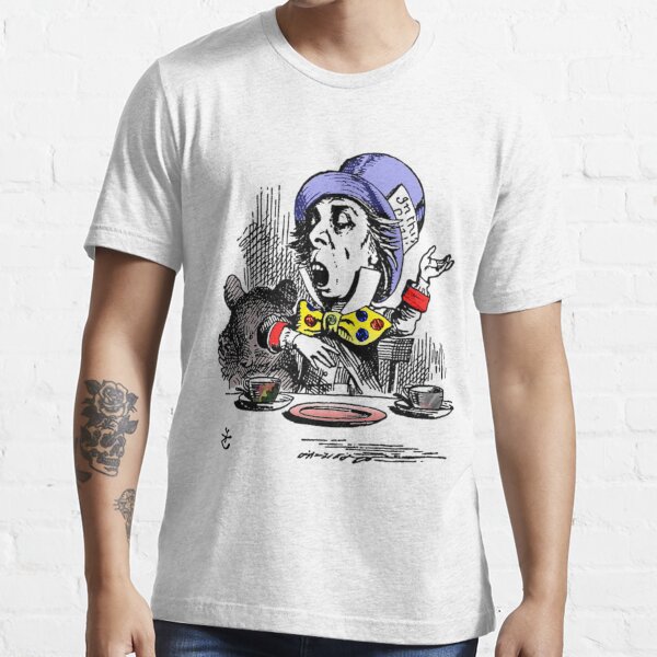 Mad Hatter T-Shirt Alice in Wonderland (2010) Essential T-Shirt | Redbubble