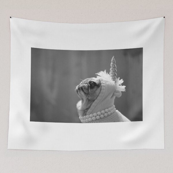 Item preview, Bella the Ultimate Unicorn Pug designed and sold by IgorandZombie.