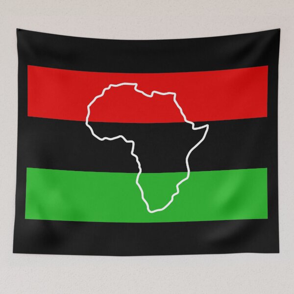 Item preview, afro american map flag designed and sold by tony4urban.