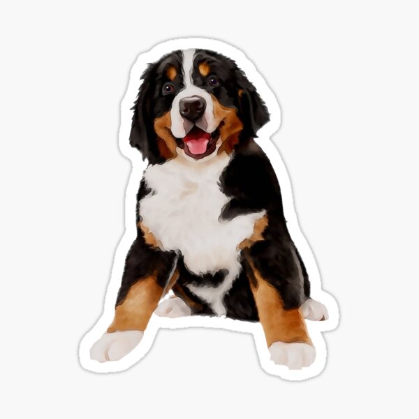 Item preview, Bernese Mountain Dog Sticker designed and sold by Colby Charles.