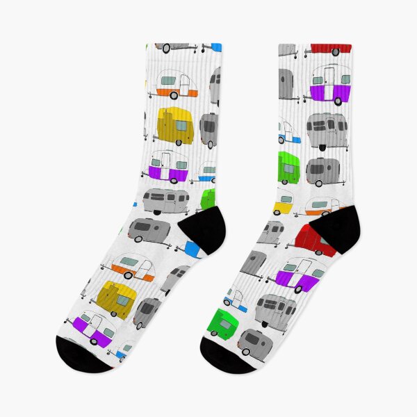 Item preview, Rainbow Vintage Caravan Pattern designed and sold by marie scowen.