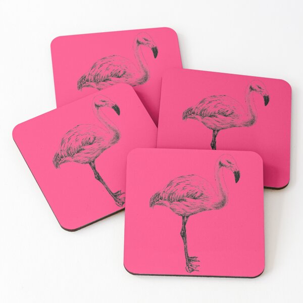 Item preview, Flamingo Animal Portrait (monochromatic version) designed and sold by MMMSdesigns.